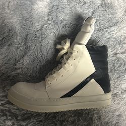 Rick Owen’s black and cream