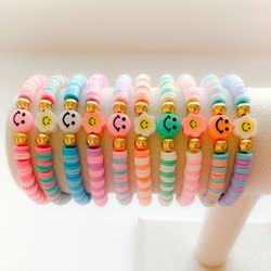 Preppy Clay Bracelets