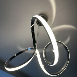 Chandelier LED Chrome 