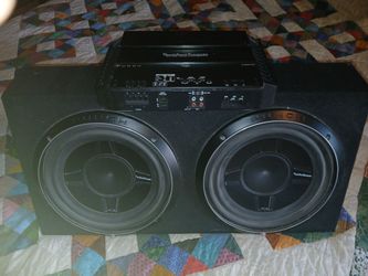 Rockford Fosgate 12" Subwoofers / 1000w amp