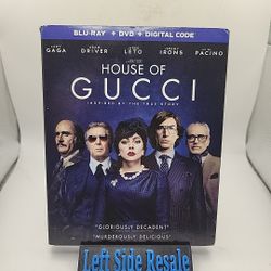 House of Gucci ( Blu-ray , 2022 ) - With Slipcover -