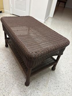 Resin Wicker Outdoor Coffee Table
