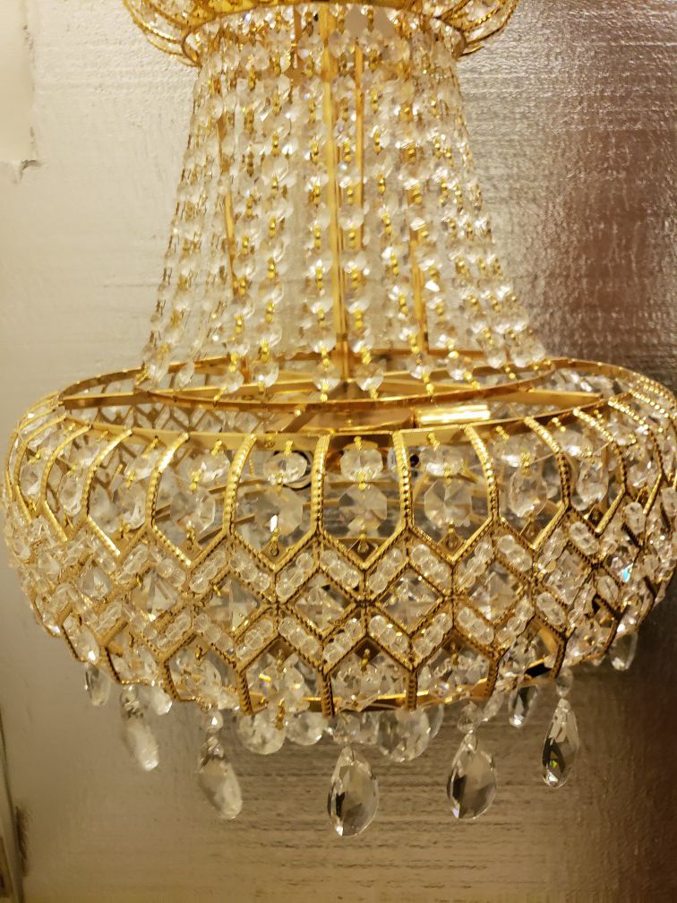 Crystal Chandelier- Never Used