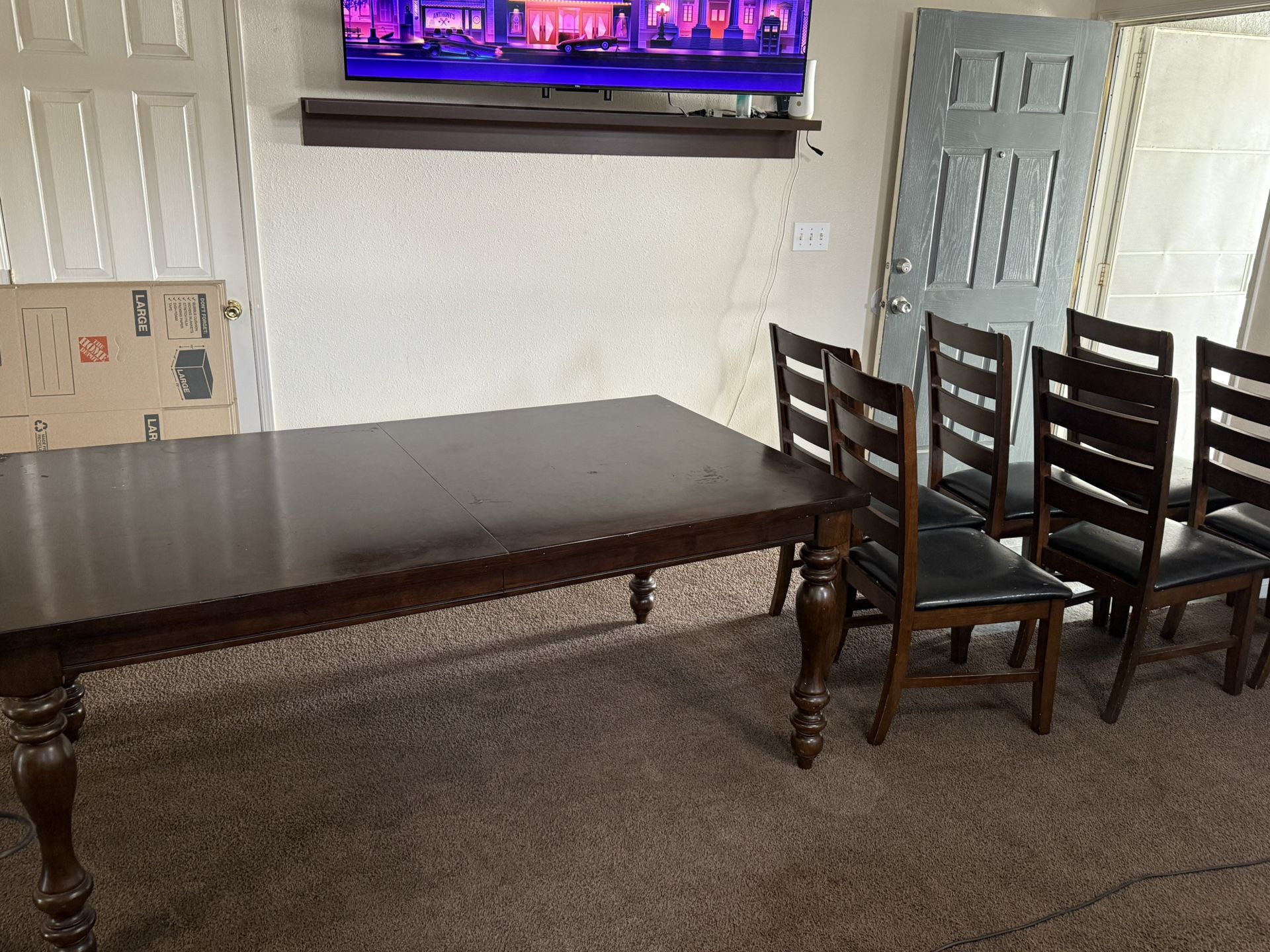 Table With 6 Chairs Included