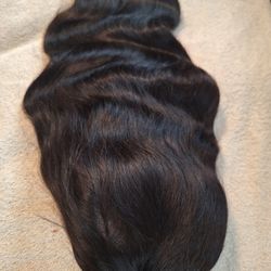 100 Percent Pure Human Hair Lace Front Wig 