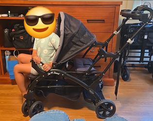 Sit and stand stroller