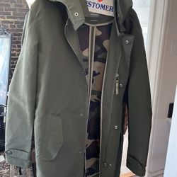 Jack And Jones Men’s Raincoat Hooded 