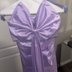 Lavender Homecoming Dress