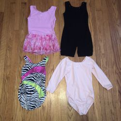 Kids size large dance outfit/costumes/leopards in excellent condition