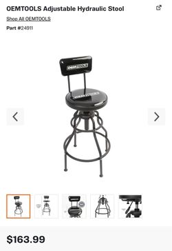 OEMTOOLS Adjustable Hydraulic Stool