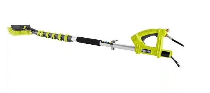 18 ft. Telescoping Extension Pole with Brush