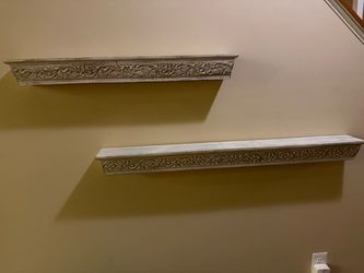 Set of distressed shelves 3ft and 4ft