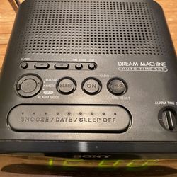 Sony Dream Machine Alarm Clock 