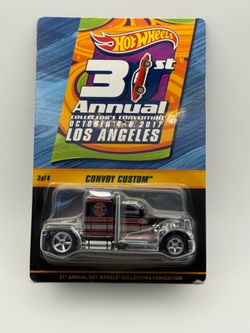 2017 Hot Wheels 31st Convention CONVOY CUSTOM BLACK REAL RIDERS