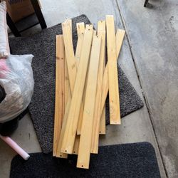 Scrap wood! Twin bed slats