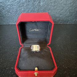 Cartier Love Collection Ring - Large In White Gold