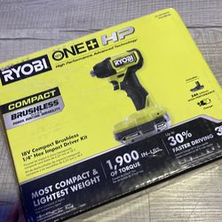 Ryobi Brushless Impact 1/4 psbid01