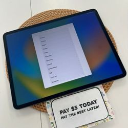 Apple iPad Pro 12.9 Inch 5th Gen Tablet - 90 Day Warranty - Payments Available With $1 Down 