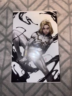 WHITE WIDOW #1 (MIGUEL MERCADO EXCLUSIVE VENOMIZED VIRGIN VARIANT) ~ Marvel