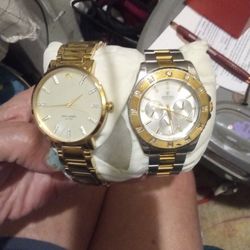 His And Her Watches Like New 