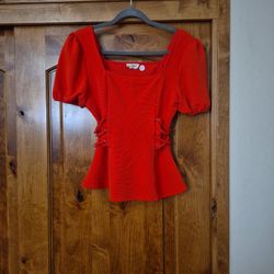 Meraki Coral Blouse