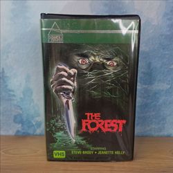 The Forest VHS Vintage 80s Cult Slasher Horror Movie