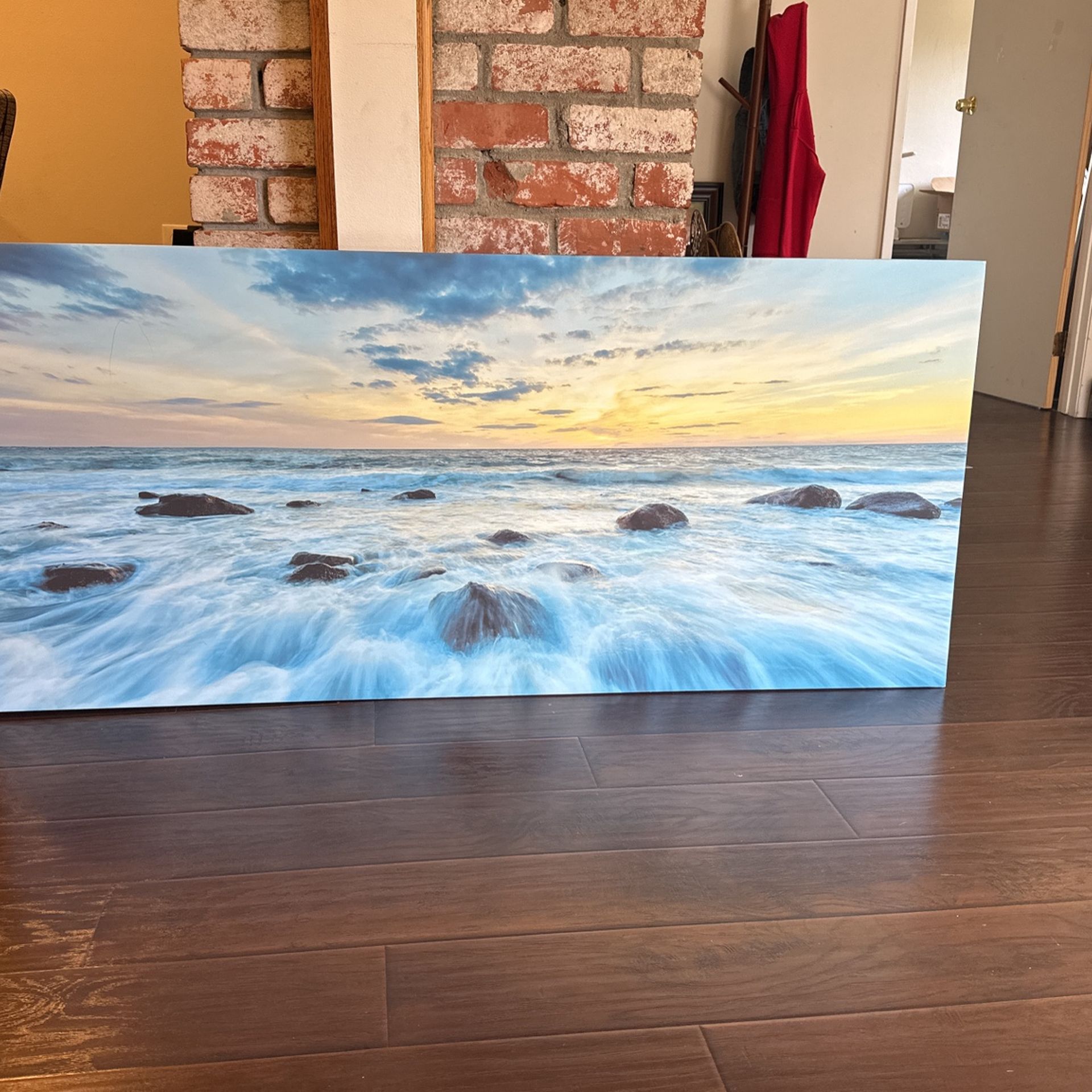 Light Weight Vinyl Photo Pulled On Wooden Frame