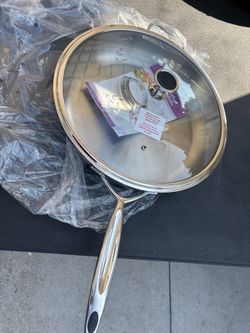 Princess House 14” Skillet Stainless Steel - BRAND NEW