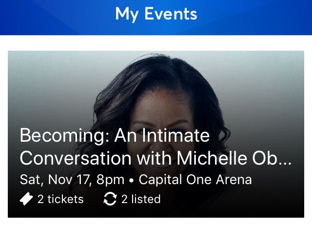 Becoming: Michelle Obama at Capital One Arena