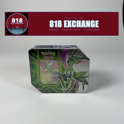 Pokémon TCG: Paradox Clash Tin — Iron Leaves ex | Factory Sealed | 818 Exchan