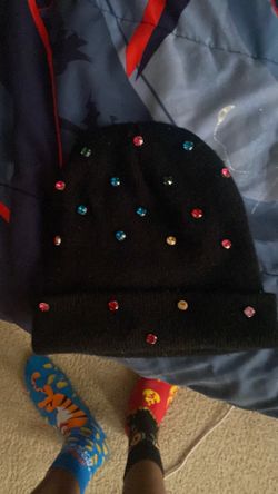 rinestone beanie