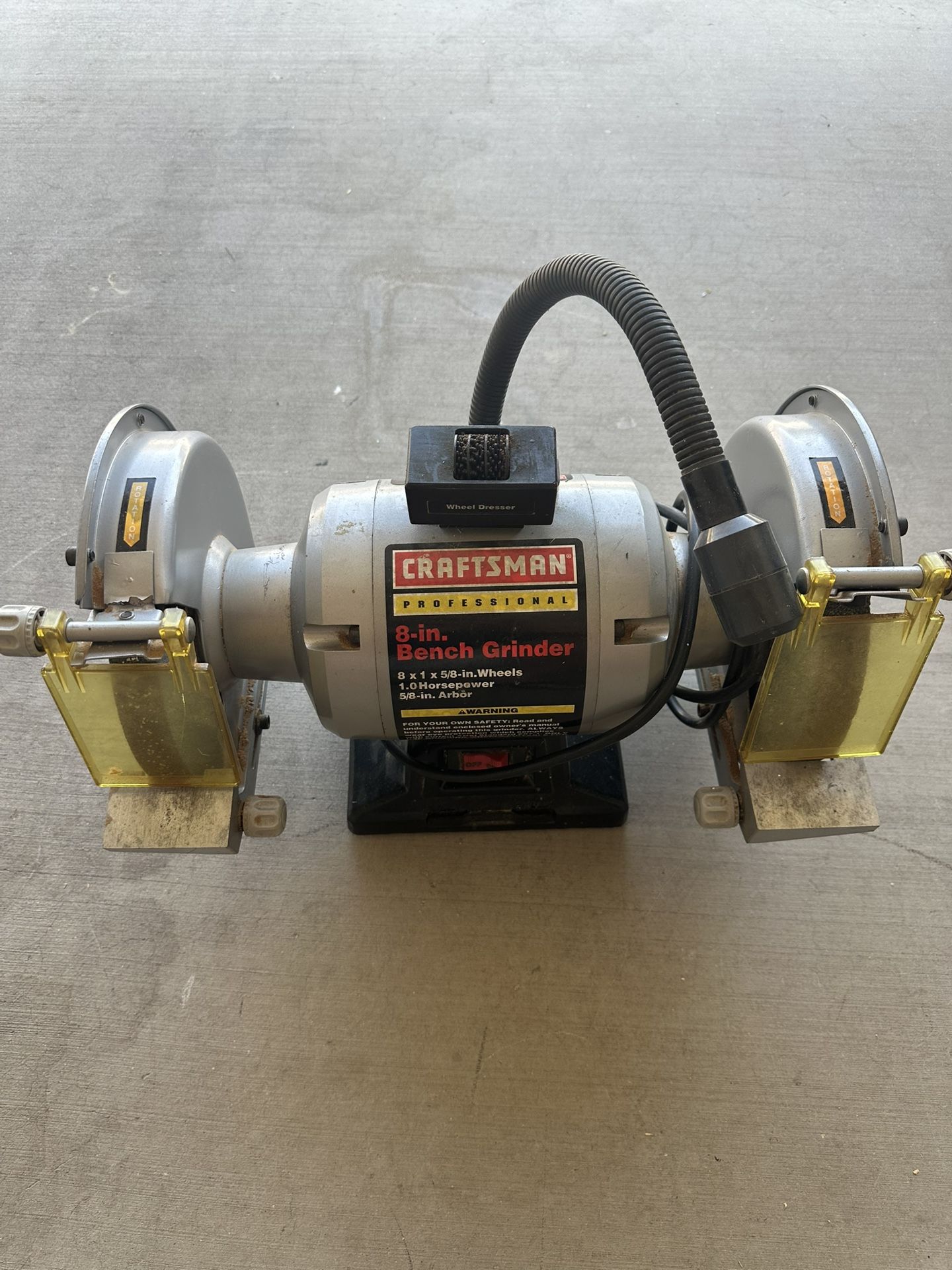 Craftsman Professional 8in Grinder 1.0 Horsepower 3/8in