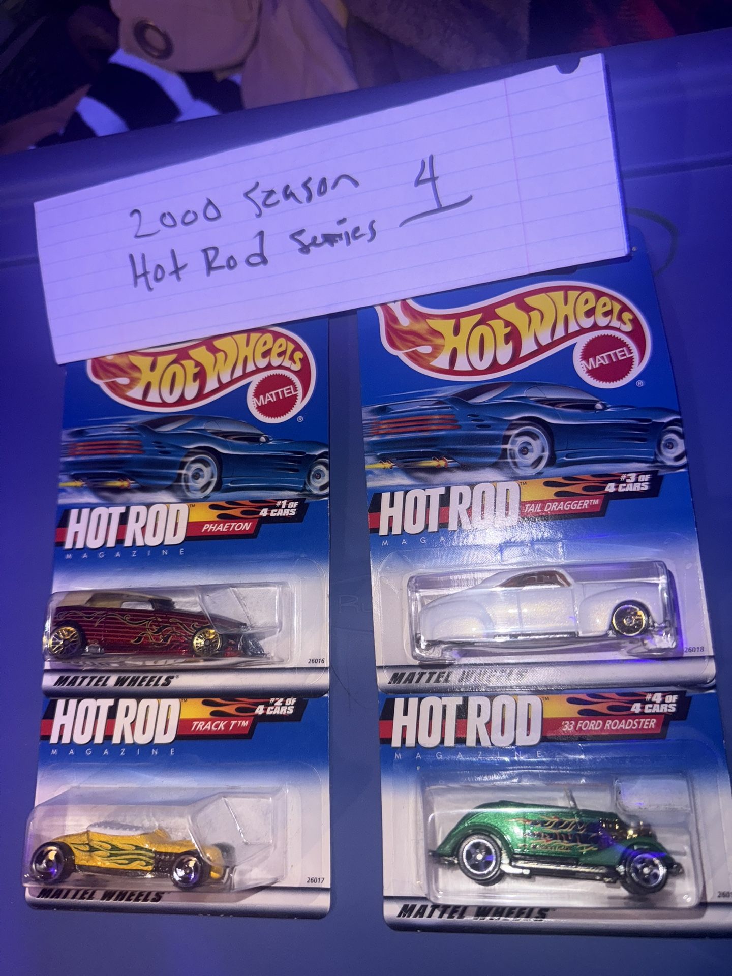 2000 Season, ( Hot Rod Series) 4cars