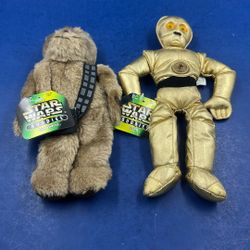Star Wars C-3PO and Chewbacca Stuffed Buddies