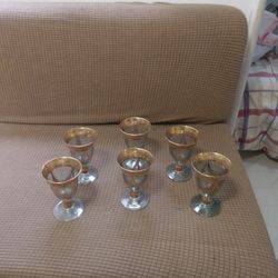 Gold Trimmed  Glasses