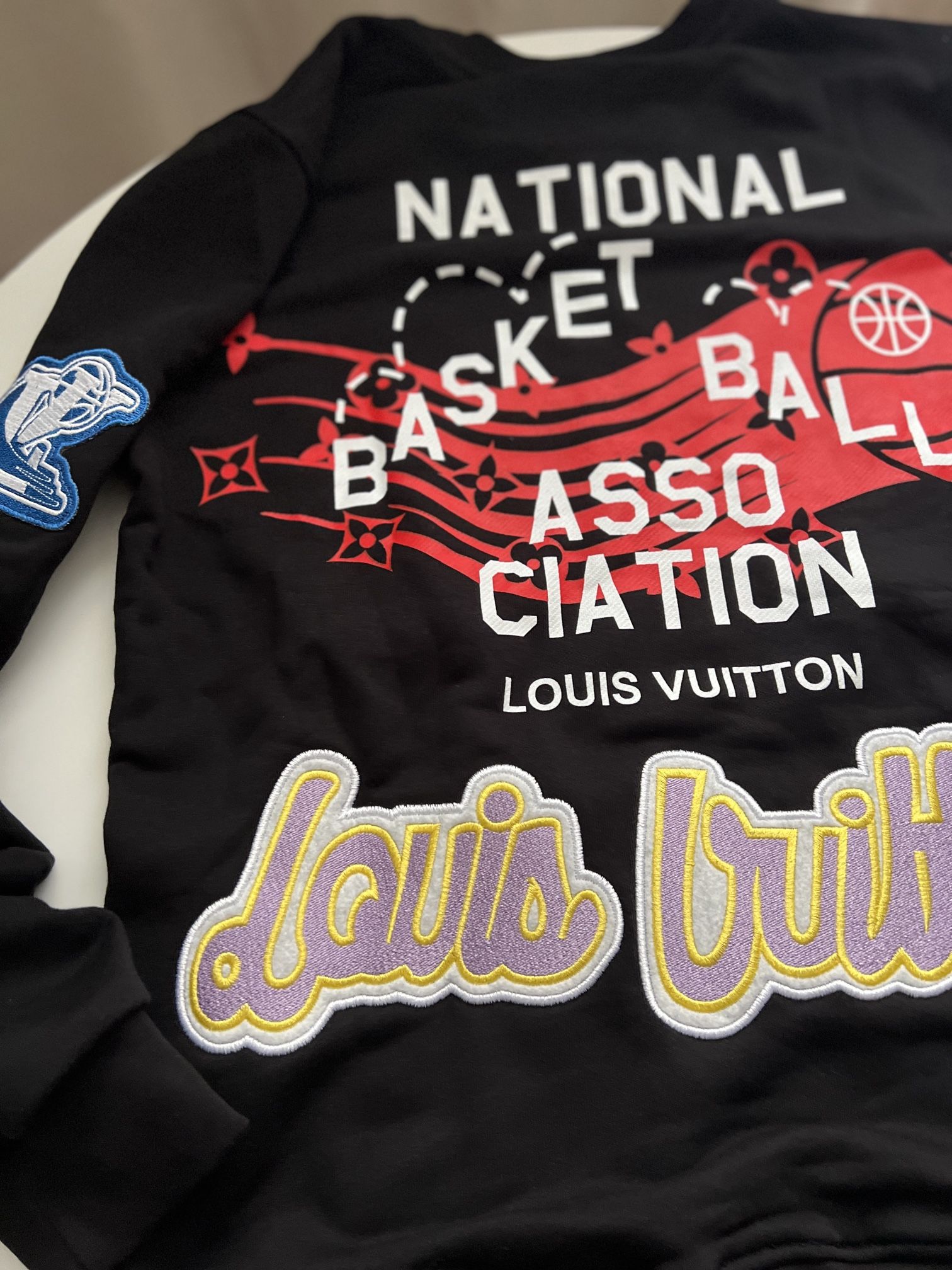 Louis Vuitton Black NBA Logo T-Shirt – Savonches