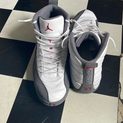 Jordan 12 Retro White Dark Grey