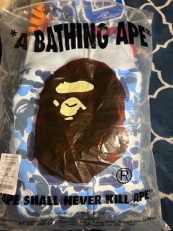 A Bathing Ape BAPE Blue Camo Tee Size M