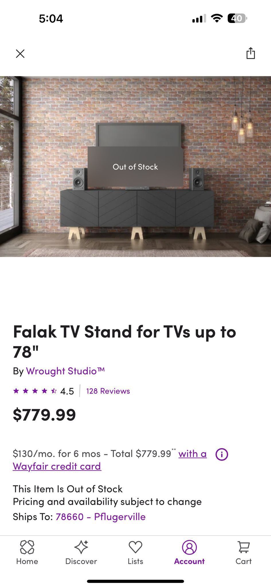 Falak TV Stand - 78