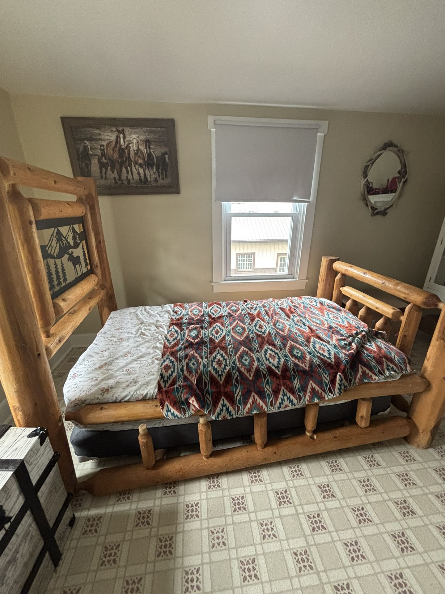 Single Bed Frame With Mattress
