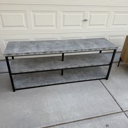 Ashlar Traditional Light Concrete/Light Concrete Tv Stand (Accommodates TVs up to 60-in)