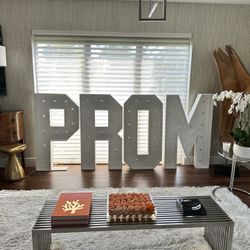 Prom Marquee Letter