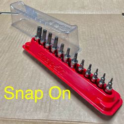 Snap On 12 pc Combination Drive TORX Bit Standard Socket Set (((( $280 FIRM )))) ❗️Save BIG - Like New ❗️