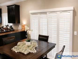 Moisture Resistant Poly Shutters, Kitchens and Baths, Custom, Installed - 909-681-7003