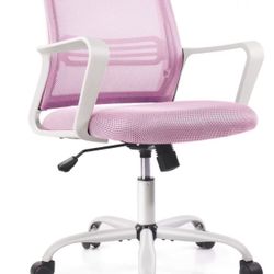 Pink Ergonomic Mesh Office Chair 