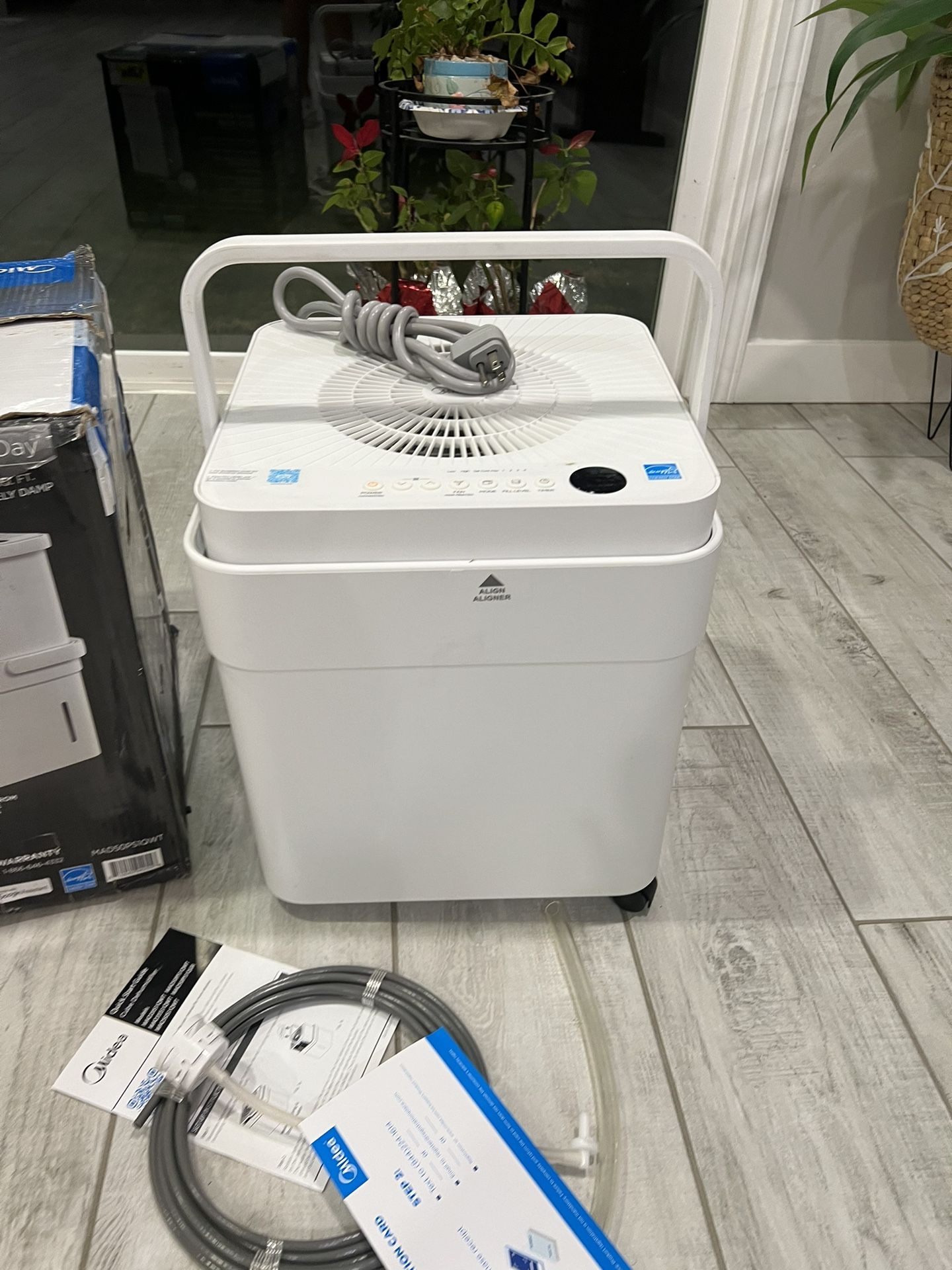 Midea Cube 50 Pint Smart Dehumidifier For Up To 4,500 Sq.