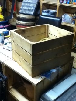 Wood crates