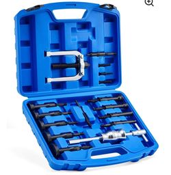 Blind Hole Collet Bearing Race and Seal Puller Extractor Kit, Slide Hammer Pilot Insert Inner Bearing Removal Tool Set, 16 Pieces