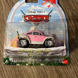 Disney Pixar CARS Easter Buggy Volkswagen VW Beetle DIECAST Easter Basket Pack
