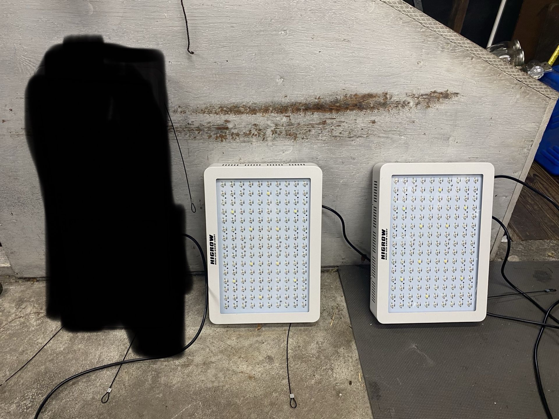 I have two 1500 W Highgrow LED full spectrum grow lights